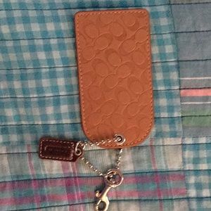 Coach Luggage Tag
